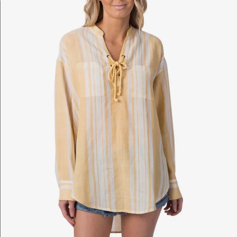 Rip curl Seaside Stripe Beach Shirt